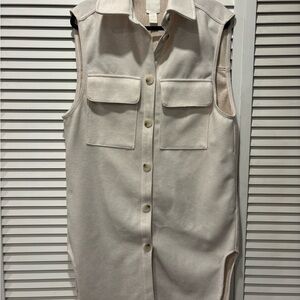 H&M Cream Sleeveless Vest